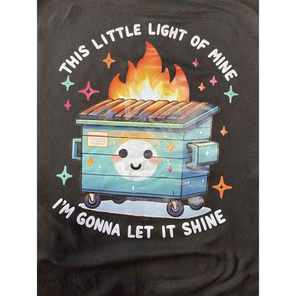 This Little Light of Mine I'm Gonna Let It Shine Womens 3XL Lightweight T-Shirt - Picture 5 of 9